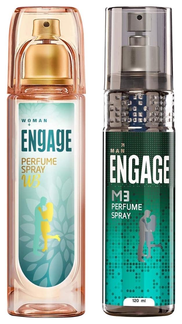 Engage W3 Fresh Perfume Spray For Women, 120Ml M3 Perfume Spray For Men, 120Ml Engage W3 Fresh Perfume Spray For Women, 120Ml M3 Perfume Spray For Men, 120Ml - 120 ml (Pack of 1)