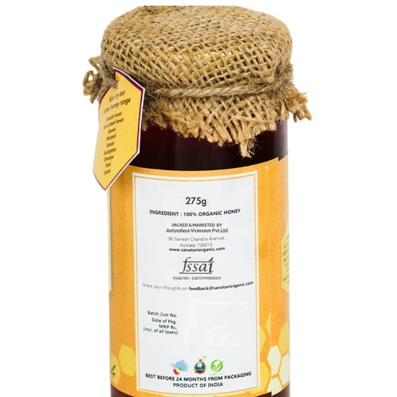 Sanatan Organic Monoflora Ajwain Honey- 275 gms view 2