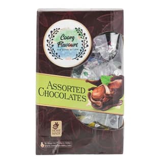 HOMEMADE COORG CHOCOLATES ASSORTED CHOCOLATE BOX 3 IN 1