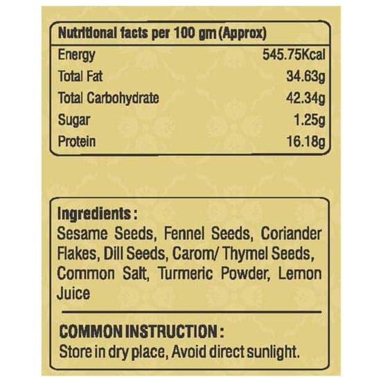 Freshora Mouth Freshner - Tal Variyali - Salted (200 gram Pouch) view 2