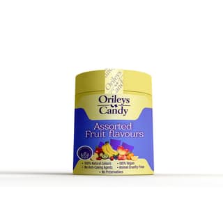 Orileys Candy - Assorted Fruit - Round Tin, 125 gm