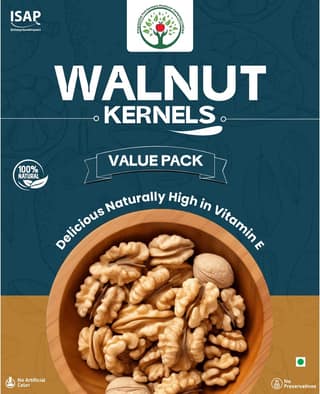 Walnut Kernels - Nutrient-Rich, Delicious & Crunchy (pack of 3)