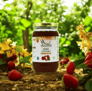Baiso Organics Raw Unprocessed Natural Litchi Honey - 500gm