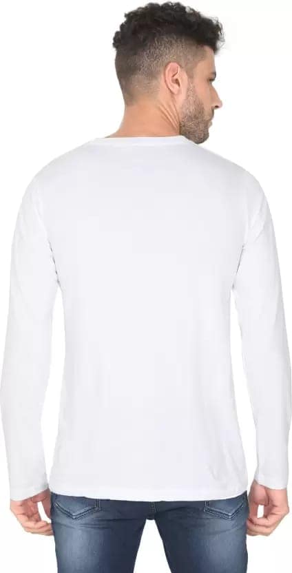 Men Solid Round Neck Pure Cotton White, Yellow T-Shirt Pack of 2 view 2