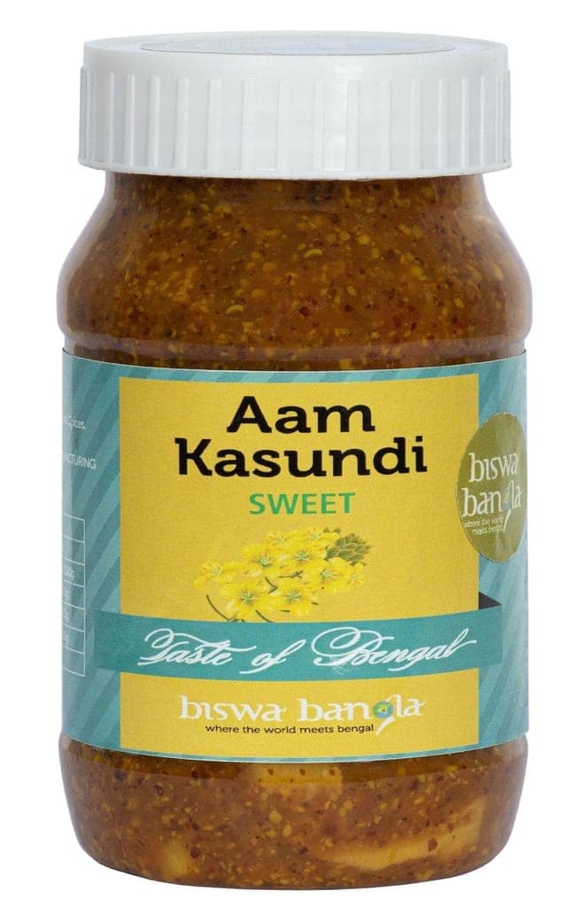 Aam Kasundi (Mango-Mustard Sauce / Pickle: Sweet - 200g & Sour - 200g) and Kasundi (Mustard Sauce - 200g) - Mixed Pack of 3 view 2