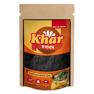 Pro To Grow Kolar Khar Bhim Banana Peel Powder 50g | Traditional Assamese Herbal Soda for All Age Groups | Ideal for Detoxification & Aids Digestion (Pack of 3)