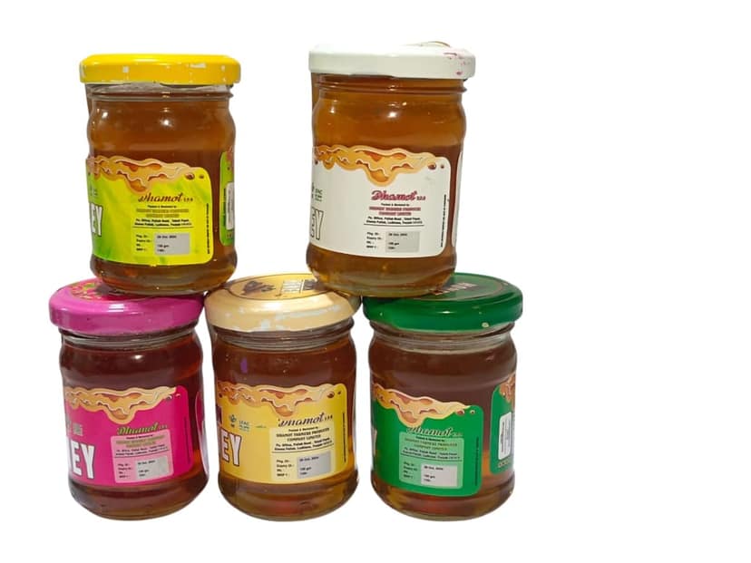 Combo Pack of Lemon Honey, Berry Honey, Cinnamon Honey, Floral Honey and Tulsi Honey view 2