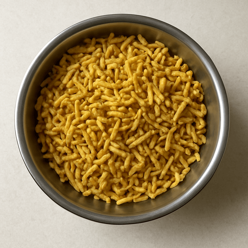 Ganeshi Bazaar's sev mamra snack view 2