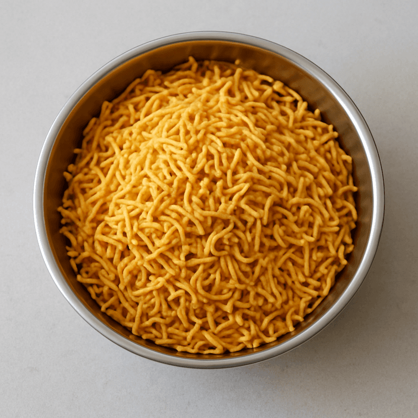 Bhagunti General Store's garlic sev view 2