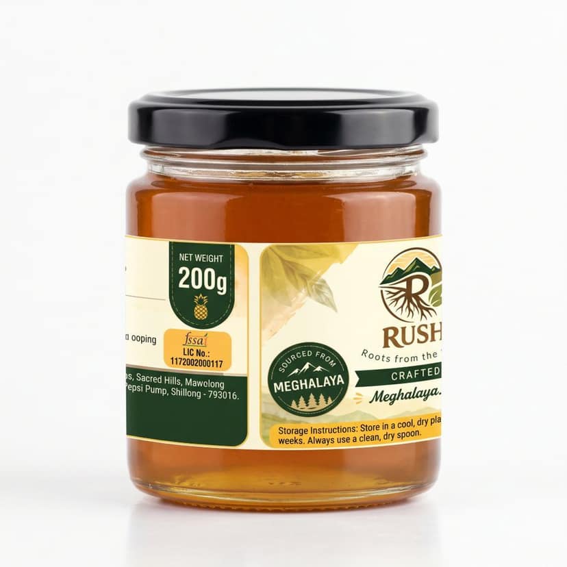 PINEAPPLE JAM - 200 gm - One glass jar view 2