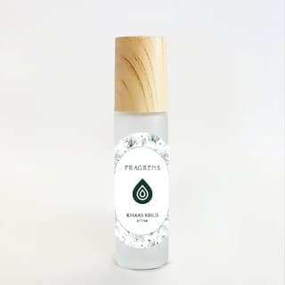 Fragrens Khaas Khus AttarRefreshing Vetiver Cooling Natural Attar Long Lasting Herbal Aroma Perfume Oil for All(10ml)
