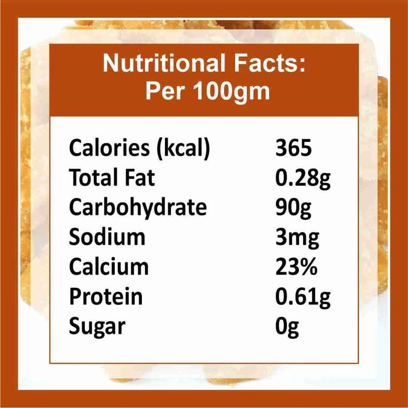 Jaggery 1Kg by Chamkaur Sahib Producer - Pure Natural Jaggery with Traditional & Unrefined Goodness. view 2