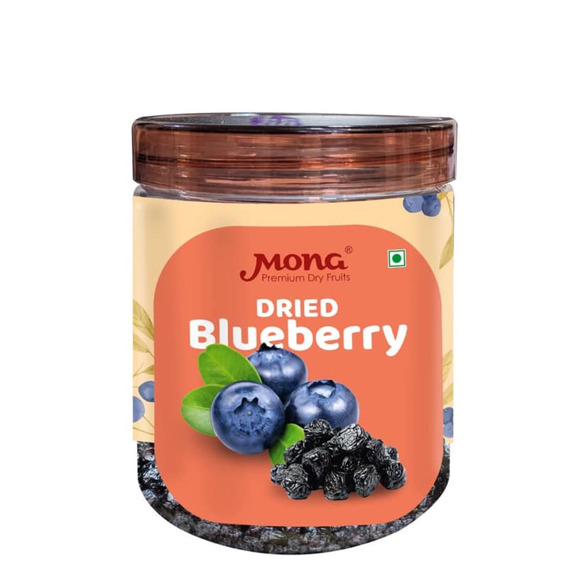 Mona Premium Dried Blueberries - Wholesome & Antioxidant-Rich Dry Fruit