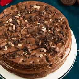 Choco-nutella Triple Layer Waffle Cake