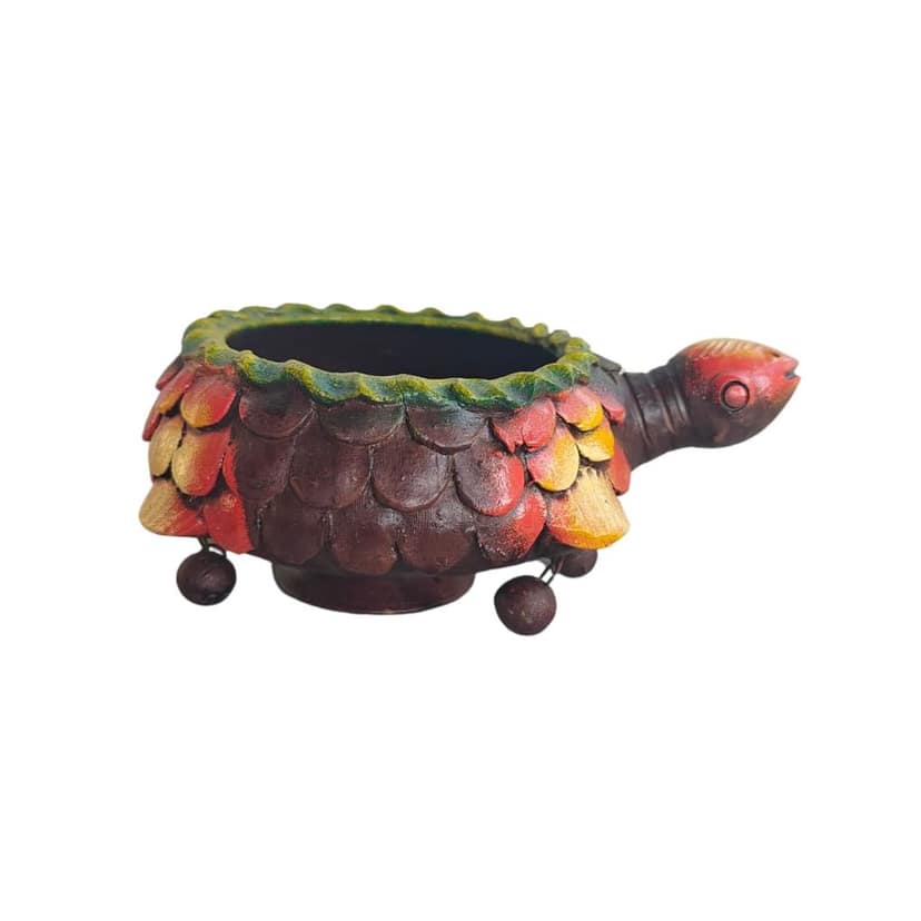 Handcrafted terracotta Turtle-shaped bowl