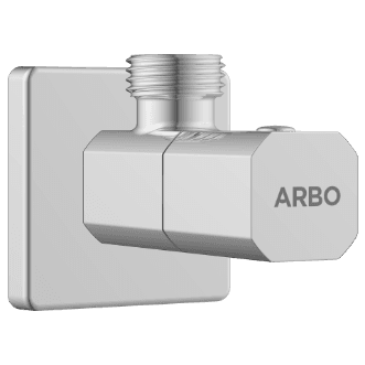 AC-65 Square Angle Valve With Wall Flange view 2