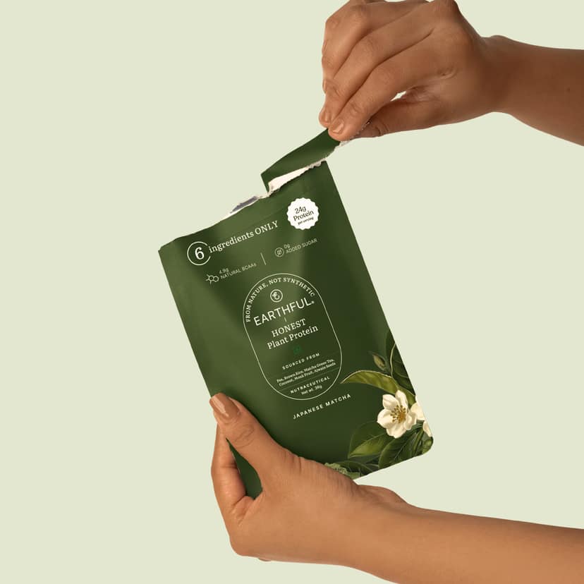 Earthful Honest Plant Protein-Japanese Matcha view 2