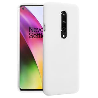 LIRAMARK Liquid Silicone Soft Back Cover Case for OnePlus 8/1+8