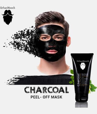 UrbanMooch Charcoal Peel Off Mask For Men & Women 60 gm