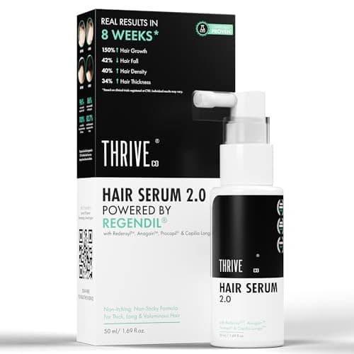 ThriveCo Hair Growth Serum For Scalp, Spray 50ml | Advanced Patent Filed Clinically Proven Scalp Treatment for Hair Fall Control & Regrowth | British Medical Publication | Redensyl, Anagain, Regendil, Rosemary Oil | Lightweight, Non-Sticky Solution | Men view 2