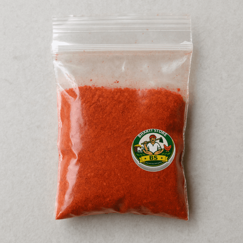 Bharti Store's premium red chilli powder
