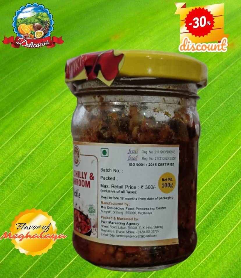 King Chilly & Mushroom Pickle view 2