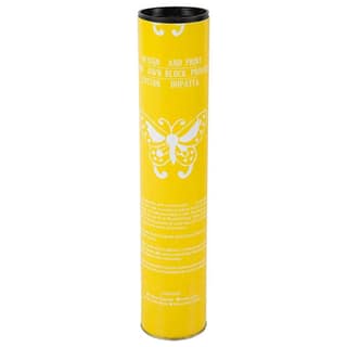 DIY Block print your own Dupatta kit Yellow Butterfly