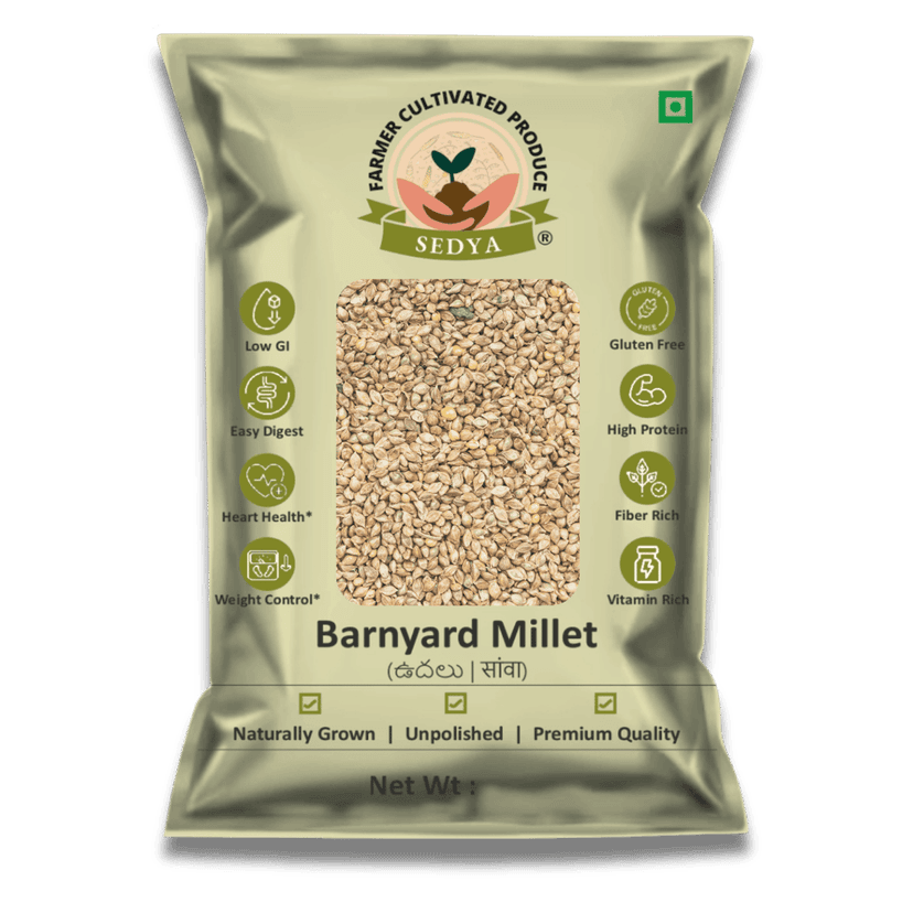 Sedya Two Millet Combo Barnyard & Foxtail Millet 2x500g view 2