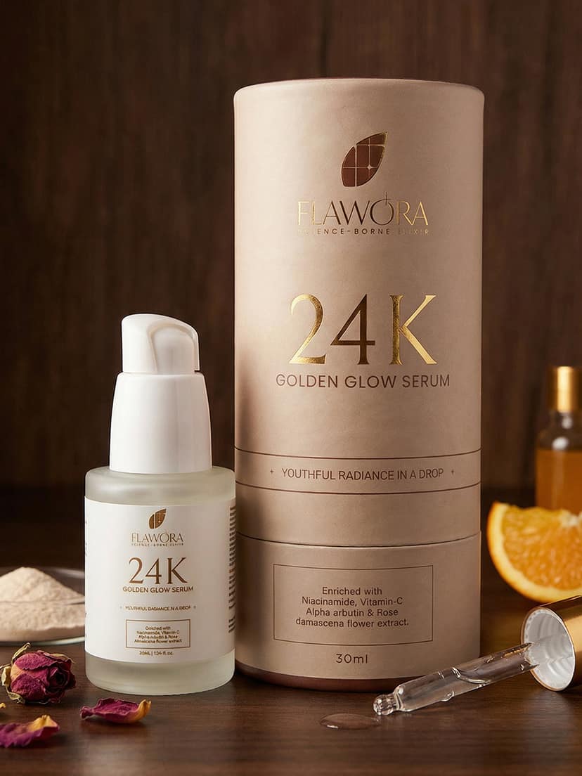 24k Gold + Anti Acne Serum - Combo view 2