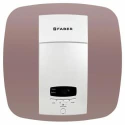Faber Water Heaters Fwg Cyrus White Silver (Storage Water Geyser) 15 Ltr