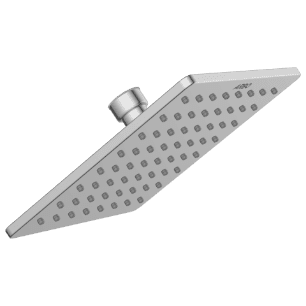 OS-209 Square 6" x 6" Inch SUS 304 Rainfall Overhead Shower view 2