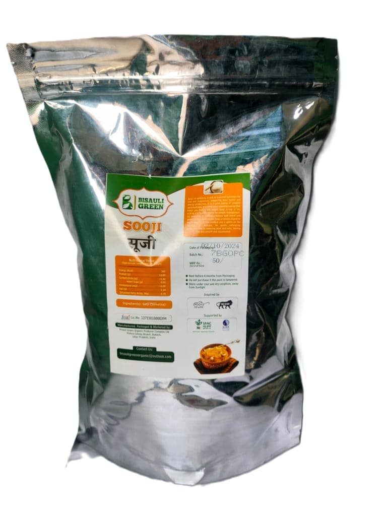 Bisauli Green Sooji - 1kg view 2