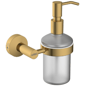 LE-GG-06 Lexus Liquid Soap Dispenser With Brass Pump (Glossy Gold)