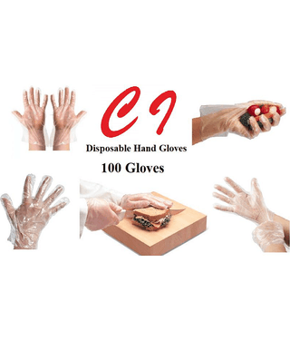 Clean India Plastic Universal Size Cleaning Glove