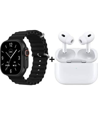 OLIVEOPS Combo Black Smart Watch