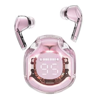 Flute Ultrapods Pro Wireless Earbuds - Pink