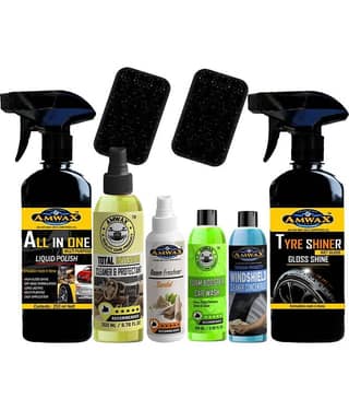 AMWAX - Finishing Metal Polish For All Cars & Motorbikes ( Pack of 8 )