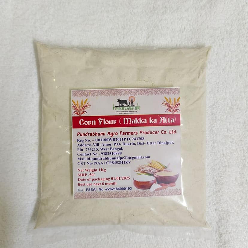 Corn Flour (Makka ka Atta) - 1 Kg view 2