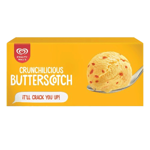 Kwality Walls Party Pack Carton Butterscotch 700ml
