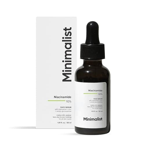 Minimalist 10% Niacinamide Serum with Zinc Reduces Acne Marks, Controls Oil & Minimizes Pores | Vitamin B3 for Blemish-Free, Clear Skin | For Oily & Acne-Prone Skin (30 ml) Minimalist 10% Niacinamide Serum with Zinc Reduces Acne Marks, Controls Oil & Min view 2