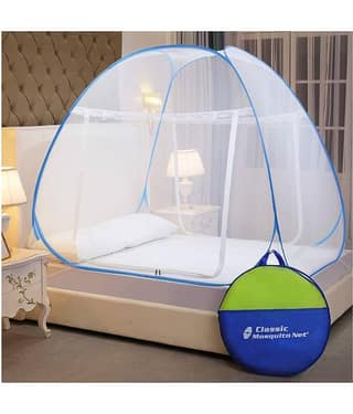 Classic Double Blue Mosquito Net, Machardani