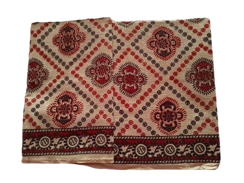 JINKA LAKSHMI COLLECTIONS Kalamkari Men's Cotton Blended Printed Lungi 2.25 Meters, Unstitched, Pack of 1 Multicolor-15 view 2