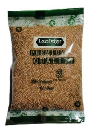 Leafstar Yellow Mustard Seeds / Sarso Peeli - 100 gm - One packet