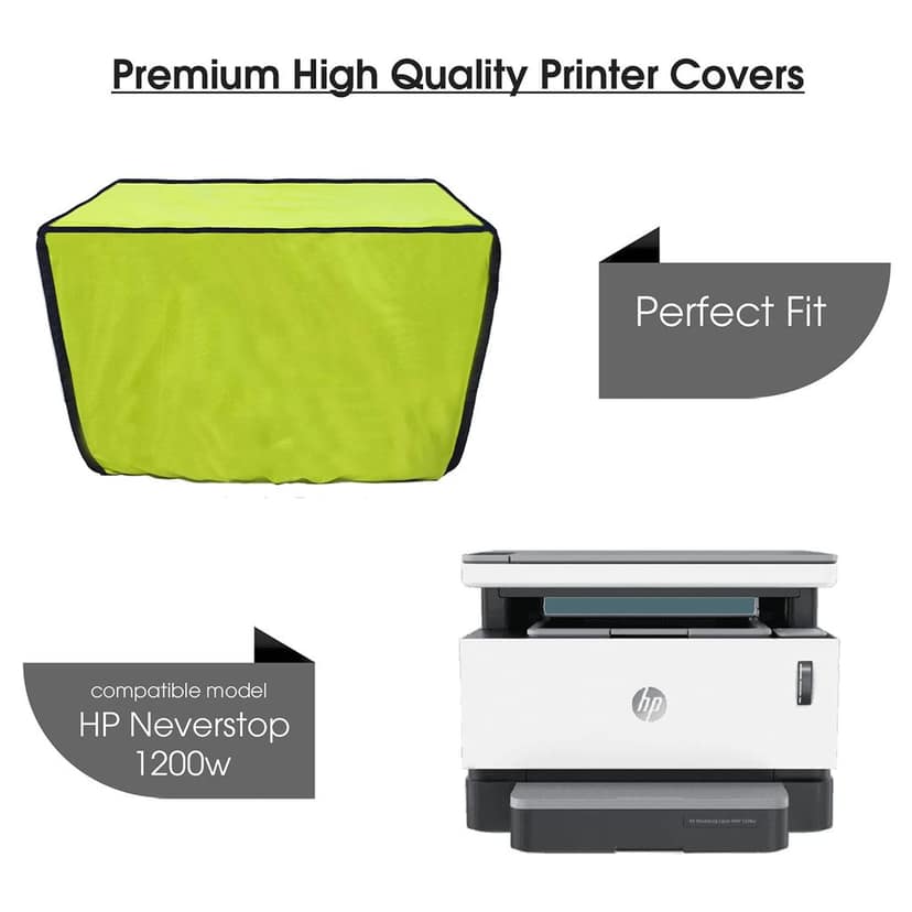 Palap Super Premium Dust Proof Printer Cover for HP Neverstop 1200w (Green ; 43.05 x 34.34 x 33.7 cm) view 2
