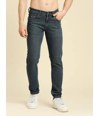 HJ HASASI Regular Fit Washed Men's Jeans - Dark Grey ( Pack of 1 )