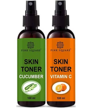 pink square Daily Care Skin Toner For All Skin Type ( Pack of 2 )
