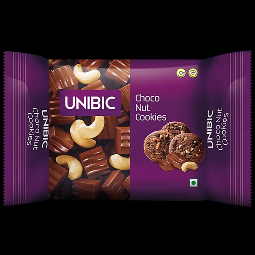 Unibic Cookies - Choco-Nut, 150 G Pouch