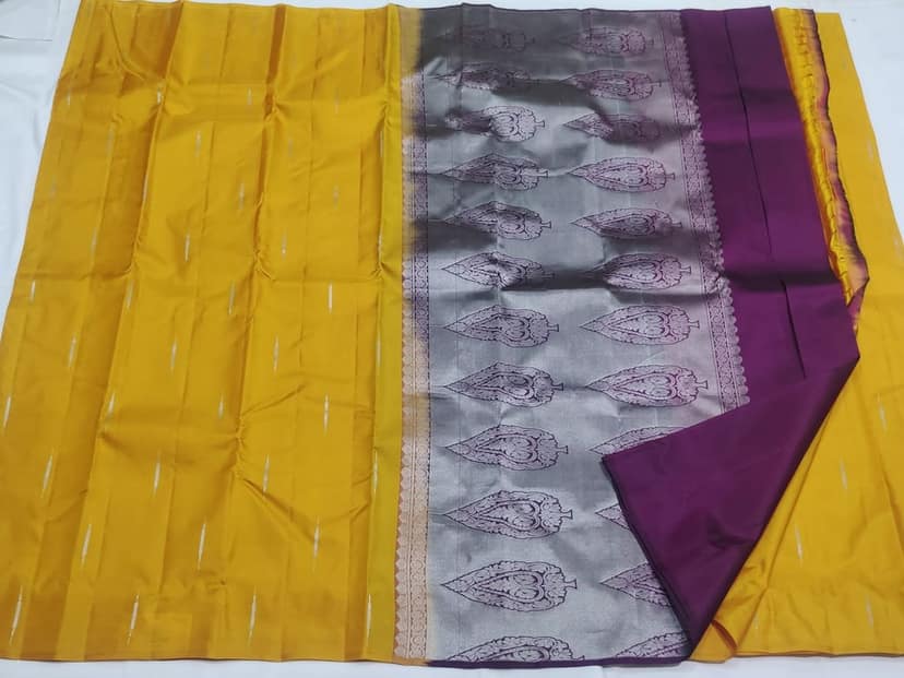 Kanchipuram silk sarees view 2