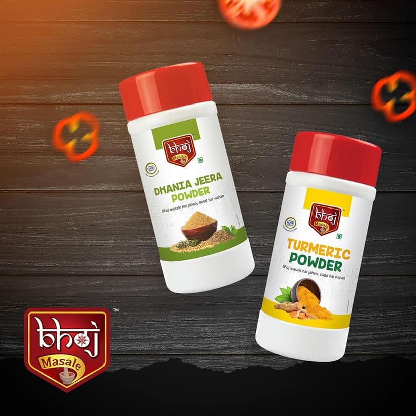 1KG Coriander Cumin and Haldi Powder (Combo) 500GM Each Total 1 KG | Aromatic Spice for Flavorful Indian Cooking | Coriander Powder And Haldi Powder view 2