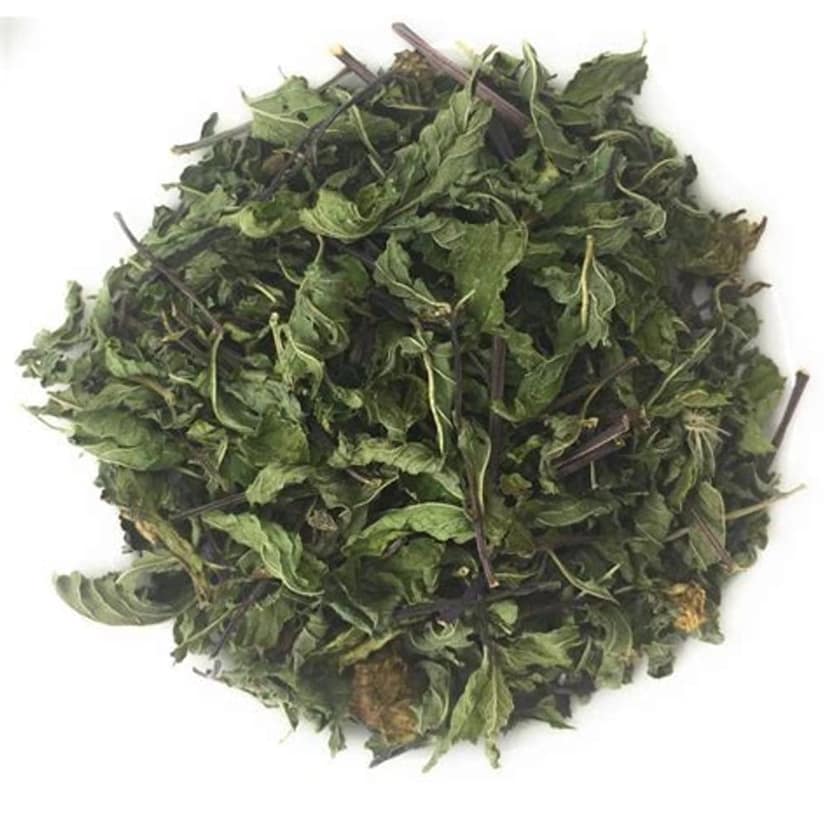 Gunvika Dry Pudina Leaves Sun Dried Natural Mint Leaf- Sukha Pudina Patti - 50 gm view 2